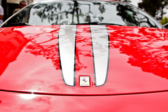 Red Ferrari 430