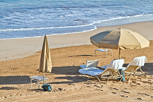 Wailea Beach Umbrellas 1