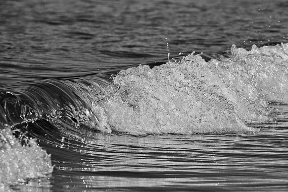 Wailea, Maui waves | black & white3