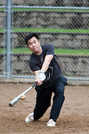 Billy During Batting Practice at 2009 Tahoe Camping Trip