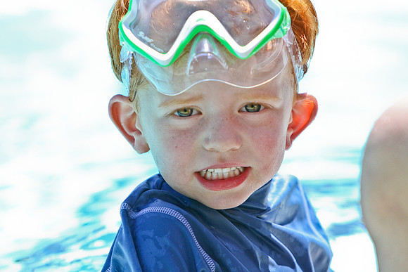 Jack with Goggles in Pool-2