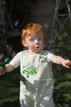 First Time Playing With Bubbles