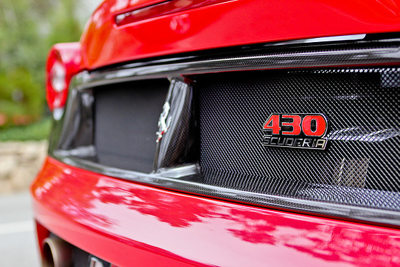 Red Ferrari 430