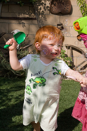 First Time Playing With Bubbles