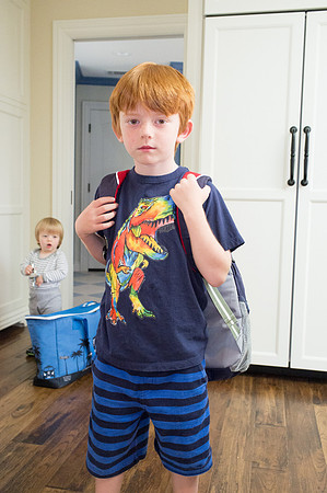 Jack first day of first grade (1 of 3)