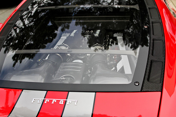 Red Ferrari 430