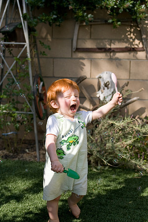 First Time Playing With Bubbles
