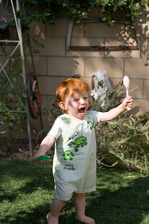 First Time Playing With Bubbles