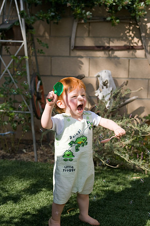 First Time Playing With Bubbles