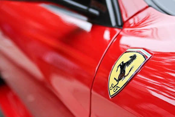 Red Ferrari 430