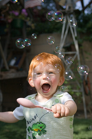 First Time Playing With Bubbles