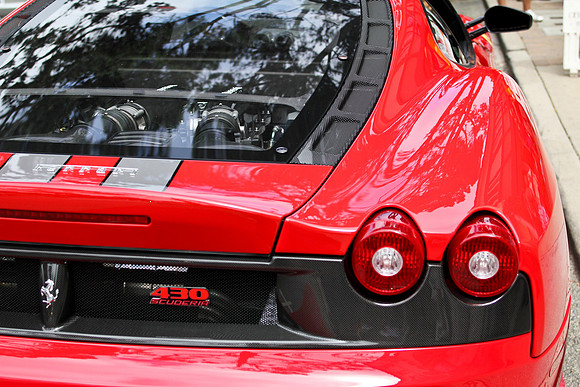 Red Ferrari 430