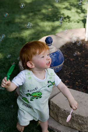 First Time Playing With Bubbles