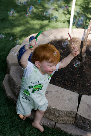 First Time Playing With Bubbles