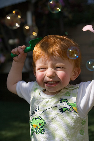 First Time Playing With Bubbles