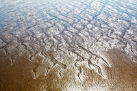 Topanga Beach, Malibu - sand pattern
