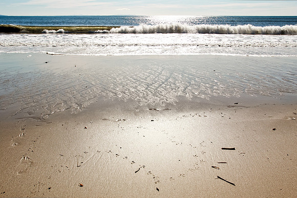 Topanga Beach, Malibu - sand & waves II