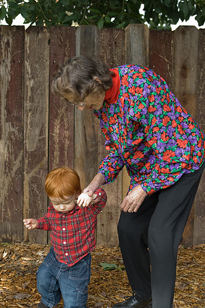 Great Grandma Bucich and Jack