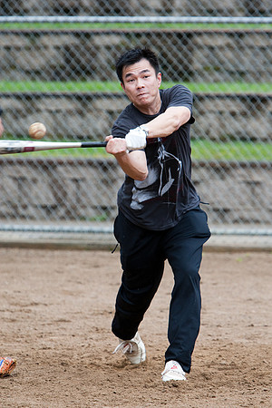 Billy During Batting Practice at 2009 Tahoe Camping Trip