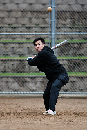 Billy During Batting Practice at 2009 Tahoe Camping Trip