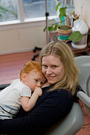 Jack and Mommy After Haircut