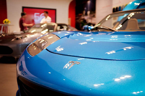 Tesla Roadster Electric Car