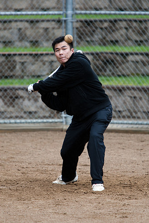 Billy During Batting Practice at 2009 Tahoe Camping Trip