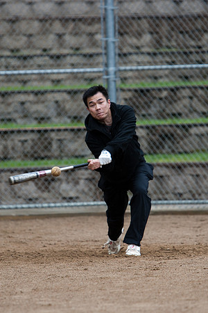 Billy During Batting Practice at 2009 Tahoe Camping Trip