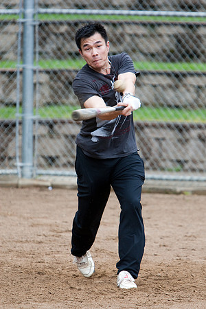Billy During Batting Practice at 2009 Tahoe Camping Trip