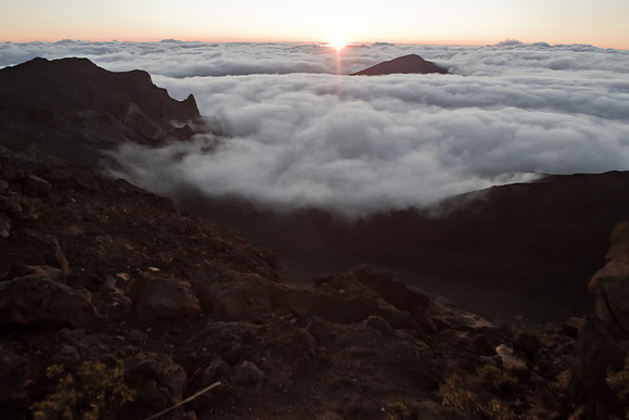 Haleakala Sunrise | Looking into Volcano