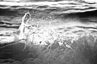 Wailea, Maui waves | black & white
