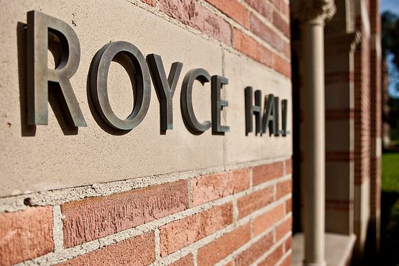 Royce Hall Sign, UCLA