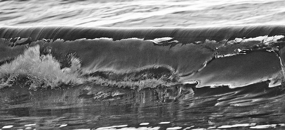 Wailea, Maui waves | black & white
