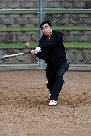 Billy During Batting Practice at 2009 Tahoe Camping Trip