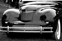 Red Chrysler B&W