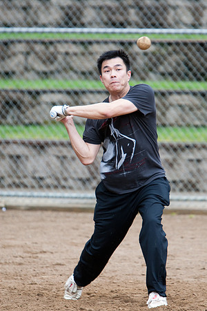Billy During Batting Practice at 2009 Tahoe Camping Trip