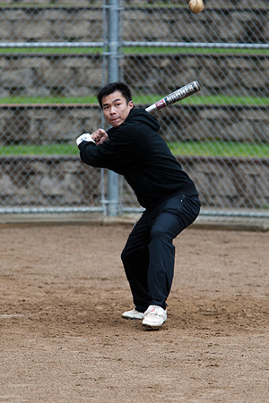 Billy During Batting Practice at 2009 Tahoe Camping Trip