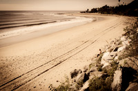 Topanga Beach, Malibu - antique finish