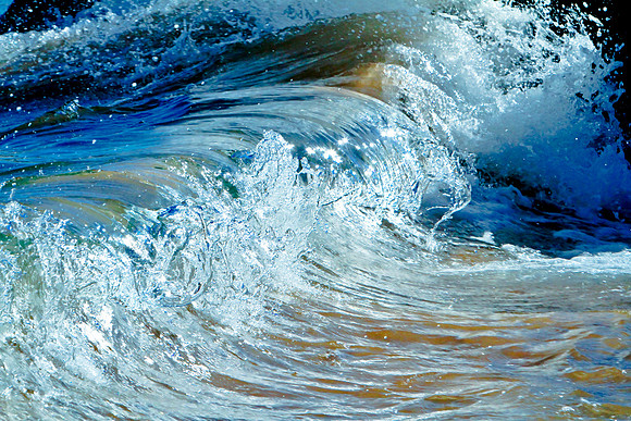 Wave Photograph, Wailea, Maui Hawaii | Color