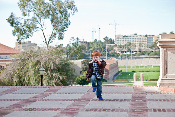 Jack at Top of Janss Steps, UCLA