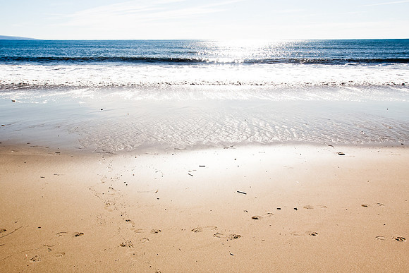 Topanga Beach, Malibu - sand & waves