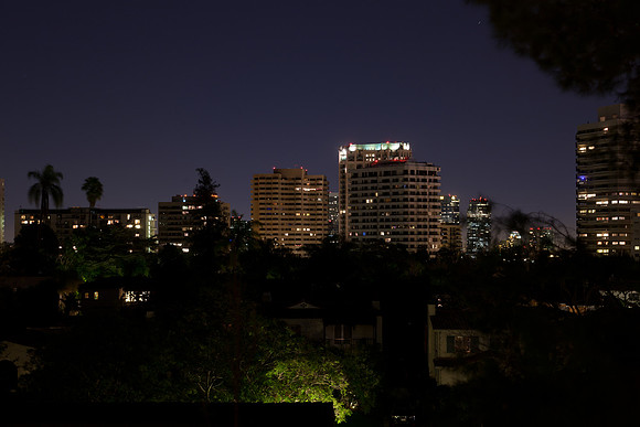 Wilshire Blvd. View from W Hotel